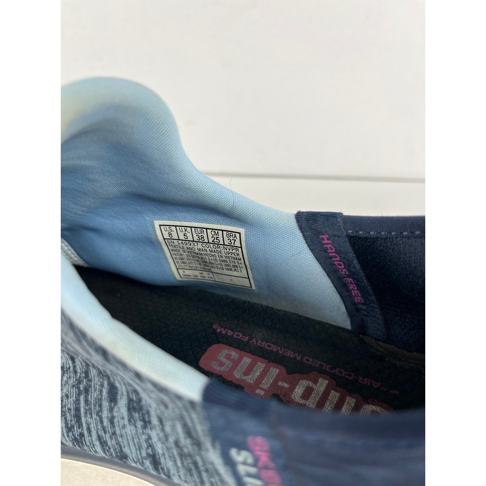 Skechers Slip-Ins Sneakers Women 8 Navy Ultra Flex 3.0 Hands Free Sporty Comfort - Picture 9 of 15